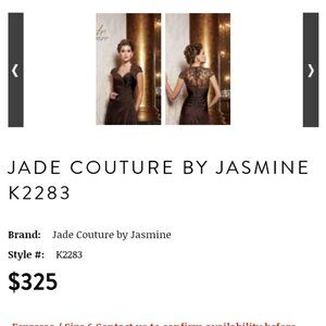 Jade Couture dress